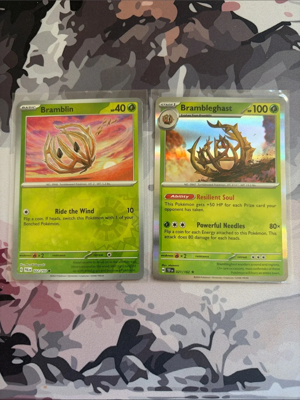Bramblin & Brambleghast Evolution Line Pokémon Card Lot | 2 Cards ✨5/$25✨